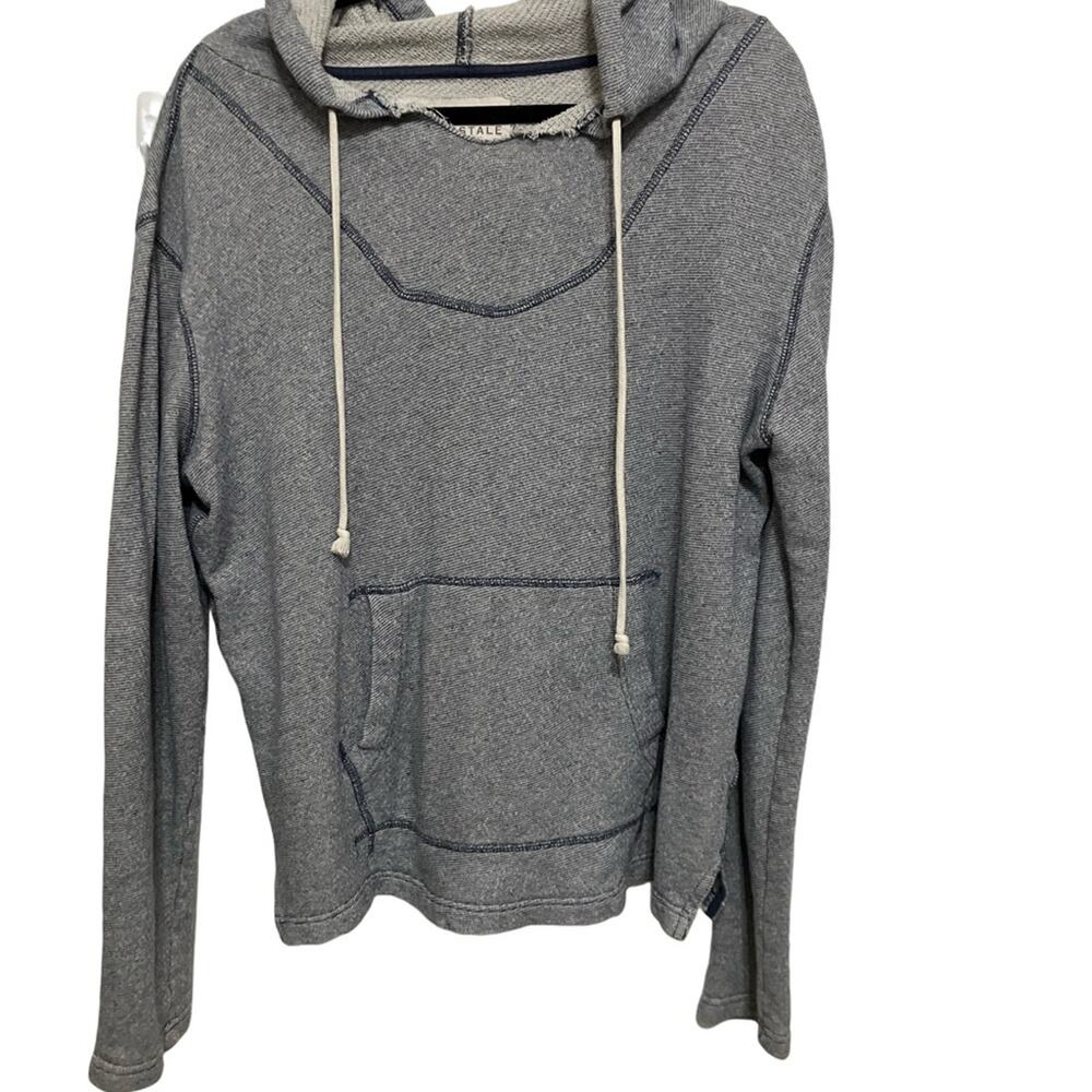 Aeropostale Heather Gray /Navy Hoodie for Men